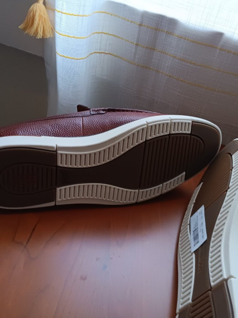 NWT Allen Edmonds Brown Leather Hybrid Sneaker-Loafer Slip-on Size 10.5D - Picture 5 of 12